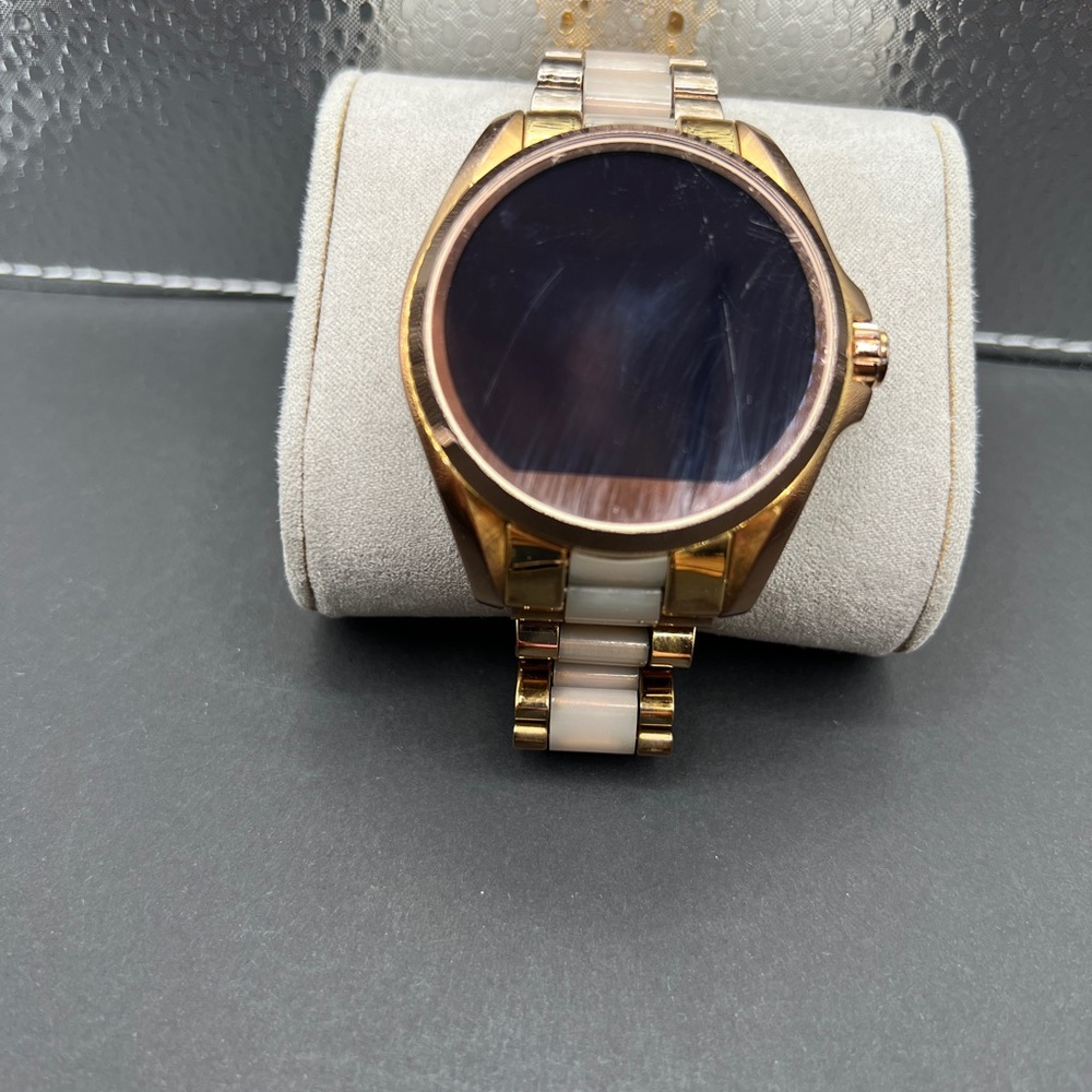 Michael Kors Gold and Cream Women's Accessory Watch